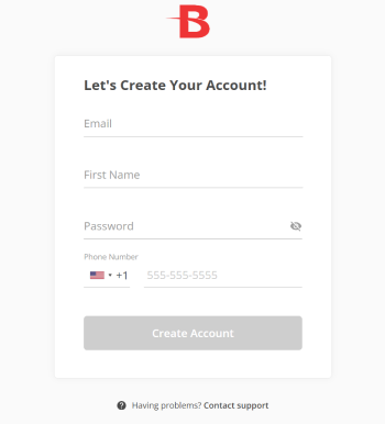 BetOnline Login Form